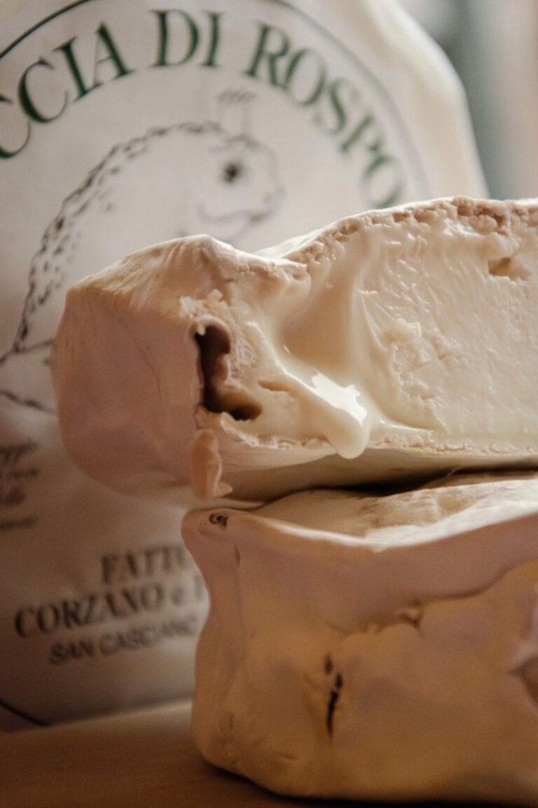 Sheep’s milk cheese from a small producer in the Chianti hills