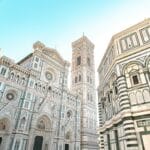 Florence Cathedral viewed from the square, with its iconic façade and dome